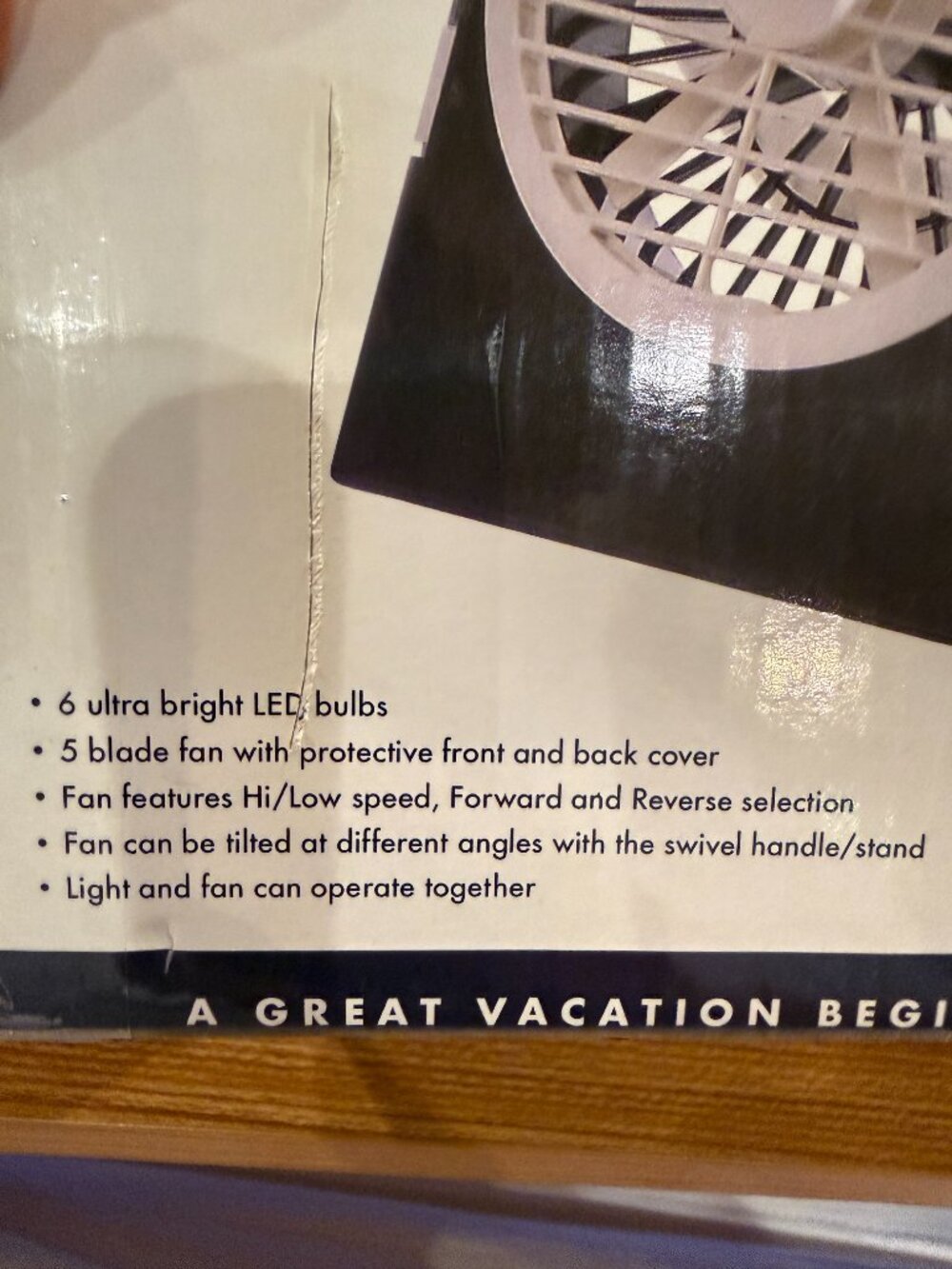 Wenzel LED Light/Fan - NEW - Picture 4 of 4